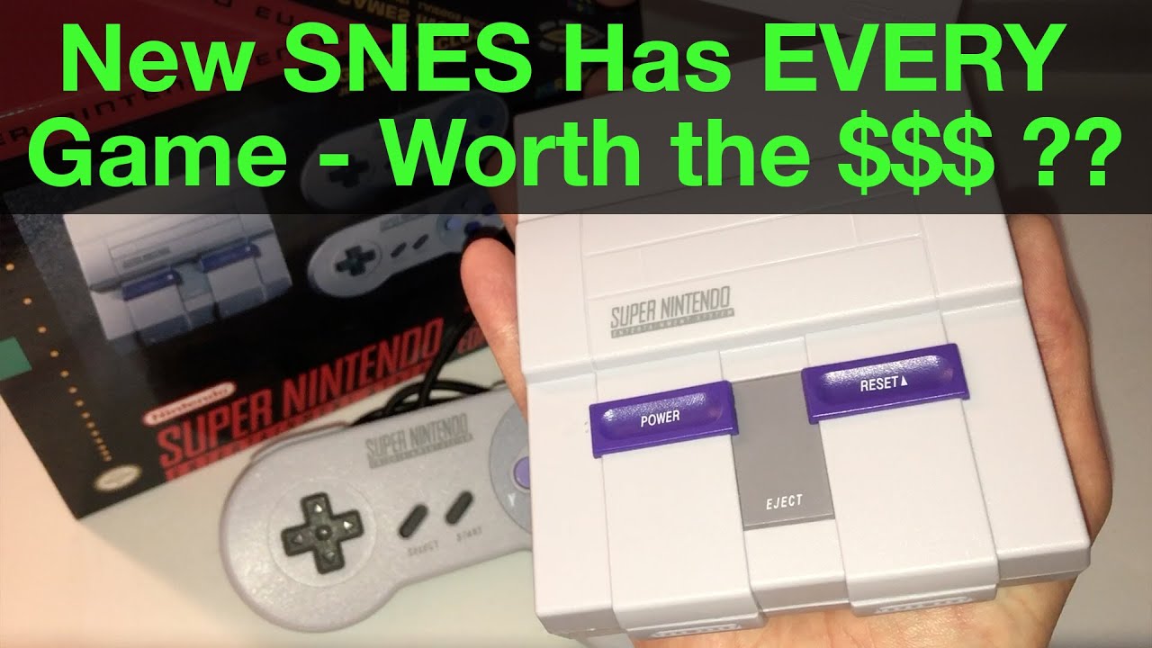 Snes with all games built in discount