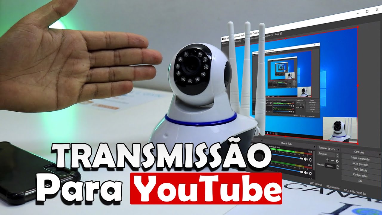 COMO FAZER LIVE NO YOUTUBE COM CÂMERA IP YOOSEE