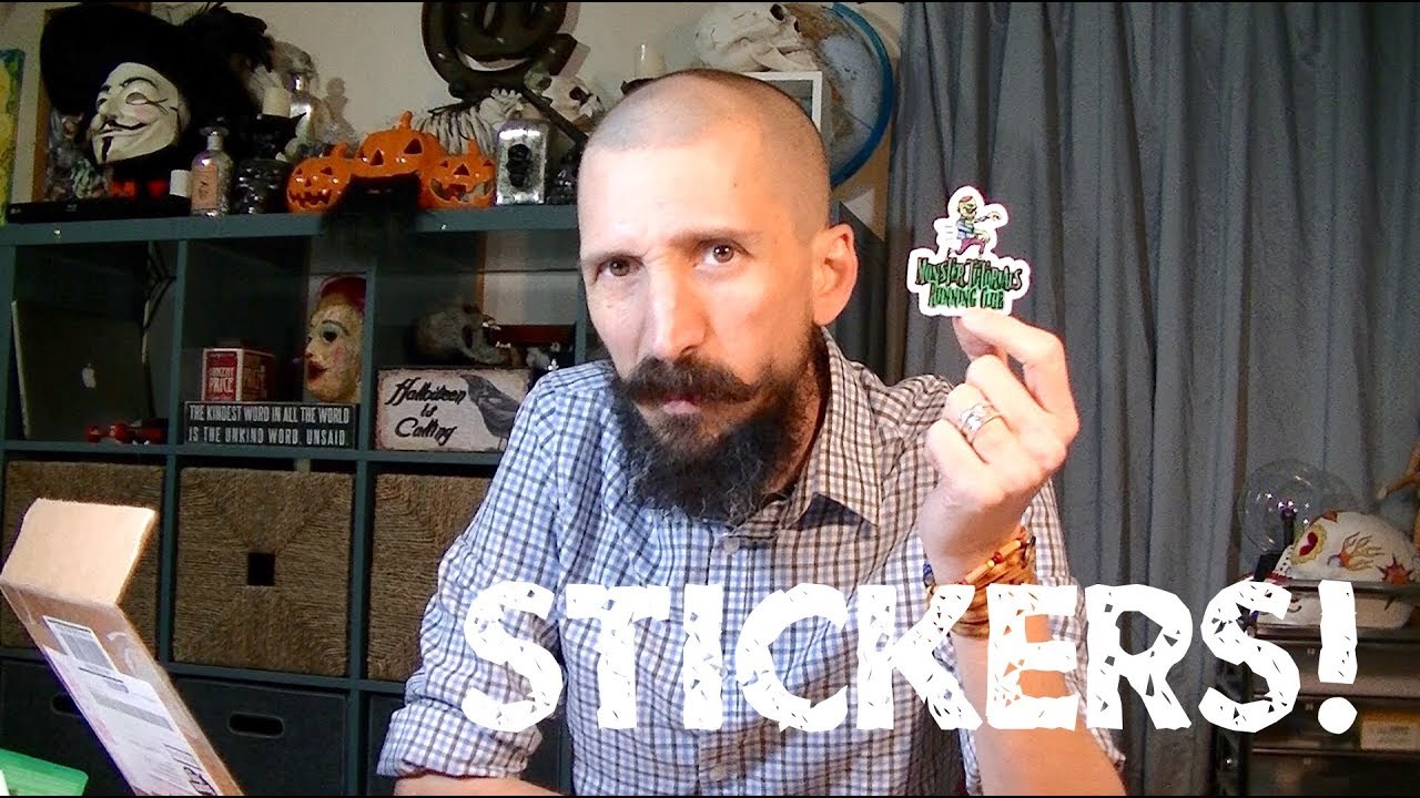 New Monster Tutorials Stickers and very SPECIAL unboxing VLOG