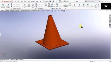How to draw cone on solidworks (easy way )