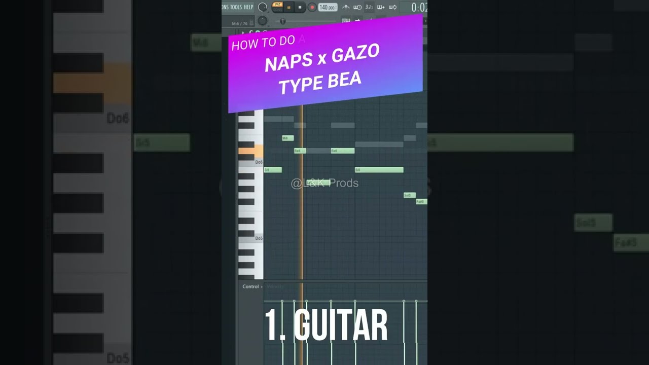 How to make a Naps x Gazo type beat on Fl Studio 20