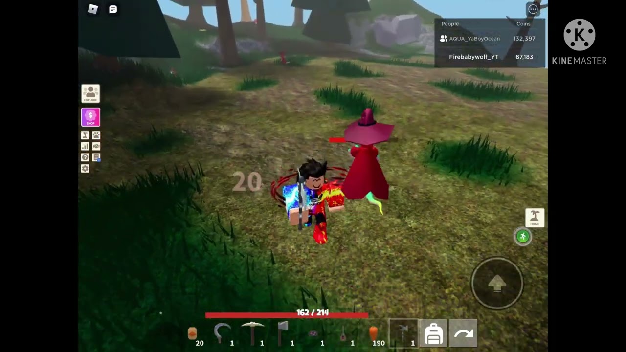 Getting The infernal hammer in Roblox islands part 1!