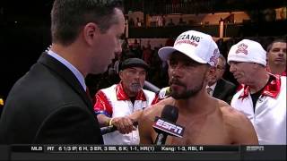 Keith Thurman calls out Floyd mayweather Post fight interview....Berto in Las Vegas on September 12.
