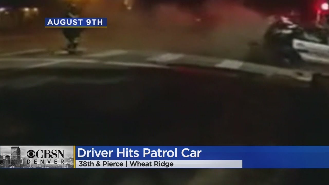 VIDEO Suspected Drunk Driver Crashes Into Wheat Ridge Police Car