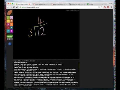 Khan-Draw - Recording the browser with Javascript