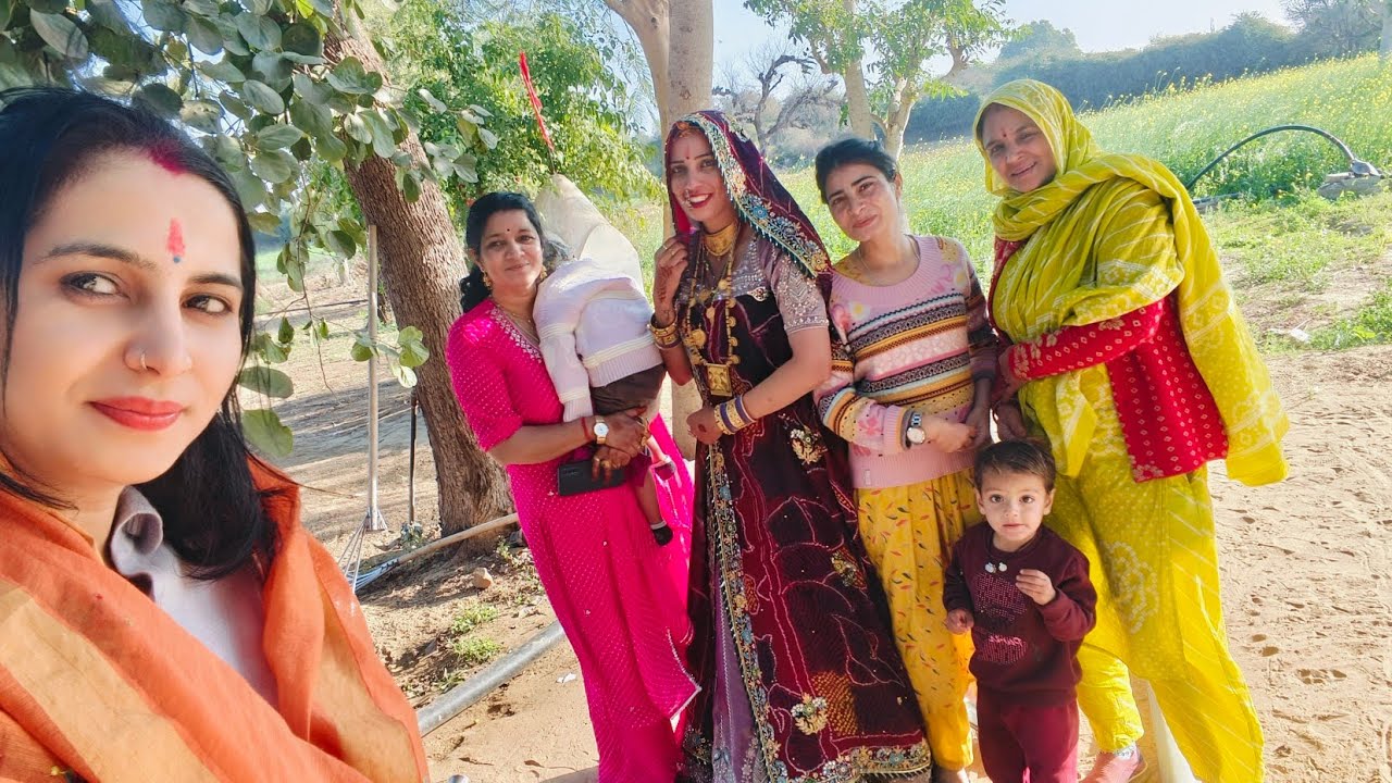 🥰आज मैं फिर से क्यों गयी गांव 🫰❣️।।किसने पहनाई संक्रांत देखो पूरा vlog 🥰