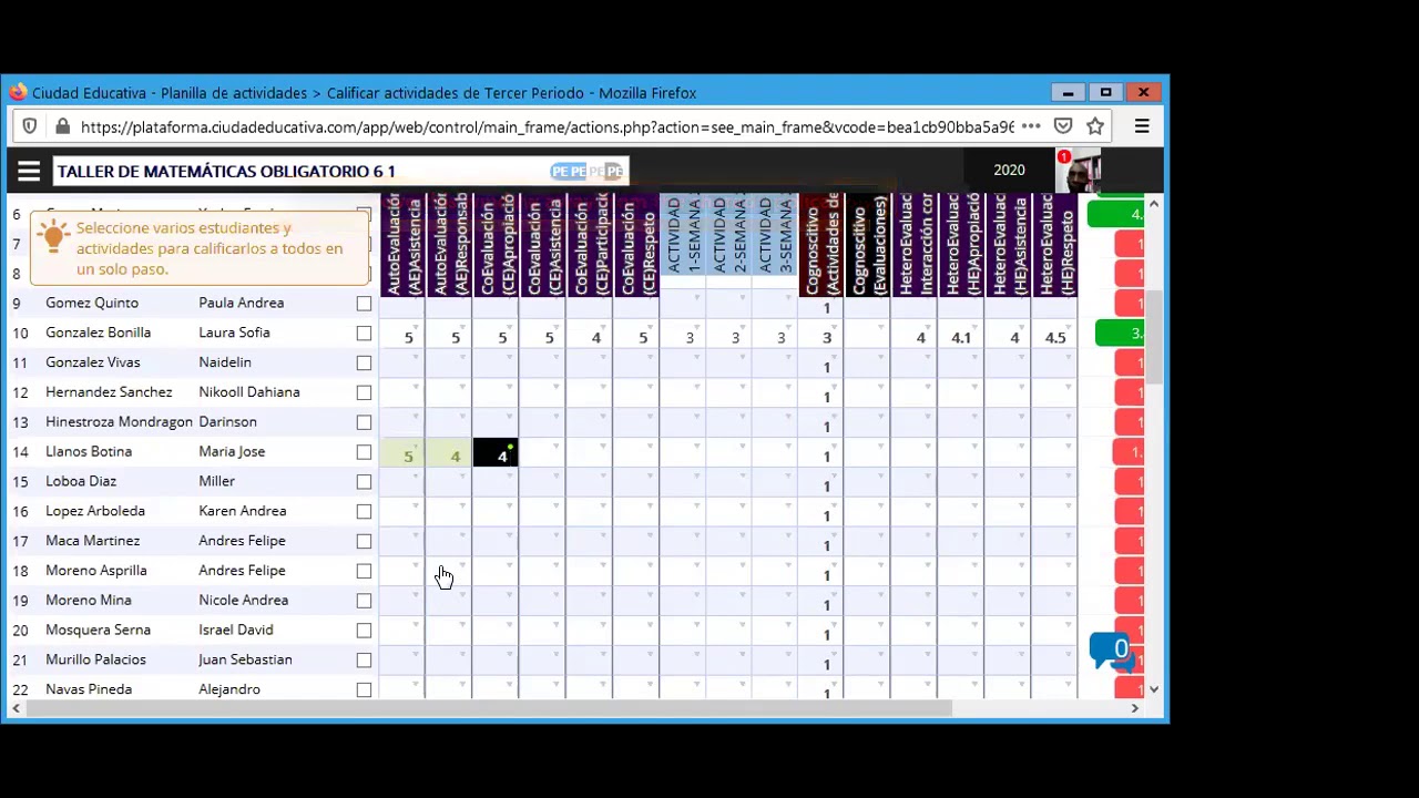23/09/2020-MATEMATICAS 6°-SEMANA 31-TALLER.