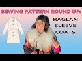 Coat Pattern Roundup - Sewing Patterns for Raglan Sleeve Coats - where to shop & how to modify them