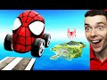 Jumping NEW SPIDERMAN CARS Across GTA 5