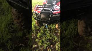 2017 Honda rancher 4x4 with bison bumper 2017 Honda rancher 4x4 with bison bumper
