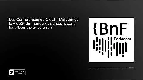Les Confrences du CNLJ - Lalbum et le  got du mond...