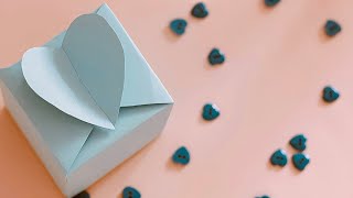 HEART BOX MAKING ❤🎁 | Gift Box Making | HEART BOX