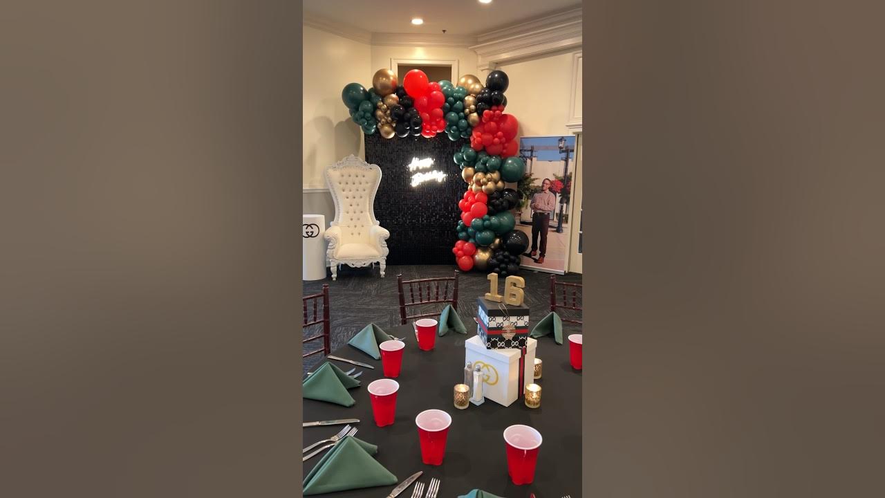 sweet 16 gucci themed birthday party｜TikTok Search