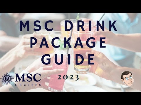 2023 Guide To Msc Cruises Drink Packages - Msccruises Cruisedrinks Cruising