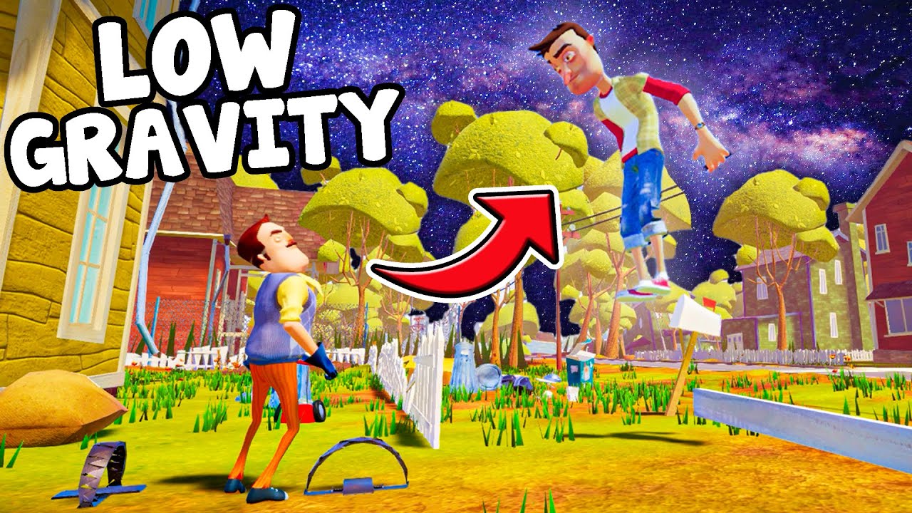 SPACE MODE CHALLENGE in HELLO NEIGHBOR! (Full Game)