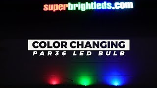 RGB PAR36 Color Changing LED Flood Light