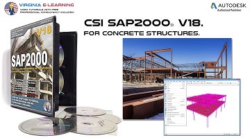 SAP2000 V18 Tutorial │ Reinforced Concrete │ Lesson 07: SAP2000 & Revit Structure.