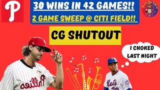 30 WINS BABY!!! DIAZ CHOKES LAST NIGHT & AARON NOLA PITCHES A CG SHUTOUT TODAY!!