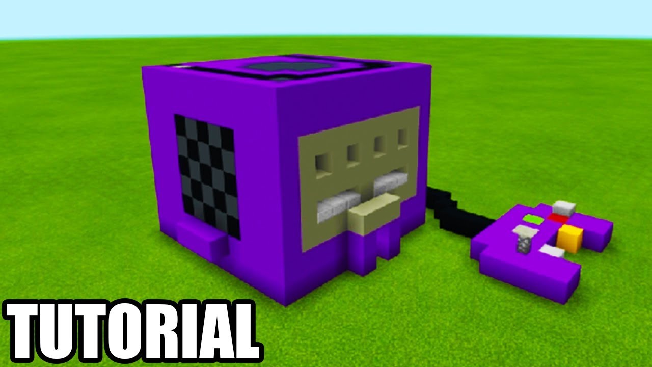 Minecraft Tutorial How To Make A Nintendo Game cube House YouTube