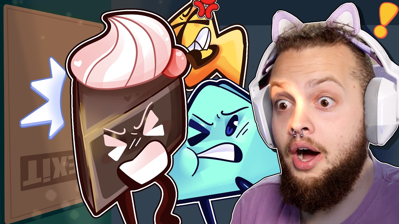 THE BATTLE FOR NOTHING?! (BFDI:TPOT 22: Suite Escape FULL REACTION