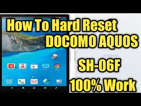 Sharp Aquos Pad Sh 06f Hard Reset And Forgot Password Recovery Factory Reset Sharp Aquos Pad Sh 06f Hard Reset And Forgot Password Recovery Factory Reset
