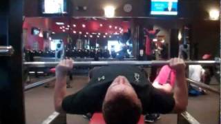 100lb bench press max reps