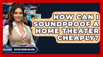 How Can I Soundproof A Home Theater Cheaply? - NextGen Viewing and Audio