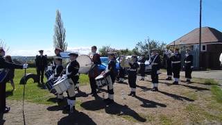 Band playing at Air Scouts