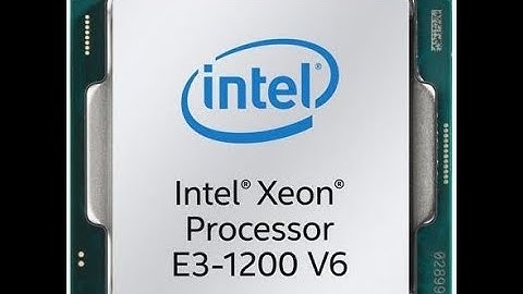 E3-1270 v6 Intel Xeon Quad-Core 3.80GHz 8MB L3 Cache Socket LGA1151 Processor