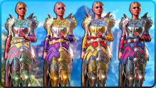 All 41 Dye Colors on Armor Showcase Baldur's Gate 3