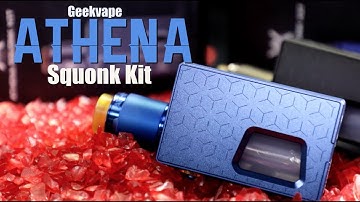 ATHENA Squonk Kit by Geekvape (SQUONK MOD and RDA REVIEW)