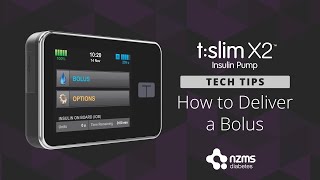 How to Deliver a Bolus on the t:slim X2™ Insulin Pump