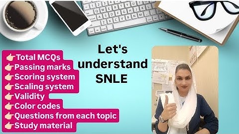 SNLE Exam Guide 2025 | Passing Marks, Scoring System & Study Tips
