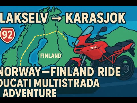 Ducati Multistrada from Nordkapp – On the Way to Santa Claus ep.3