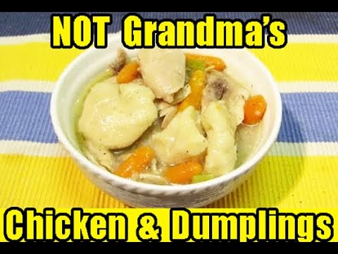 Mama's Homemade Chicken and Dumplings - Mrs Happy Homemaker