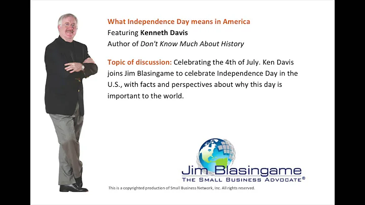 Expert Jim Blasingame with Kenneth Davis July 4, 2...
