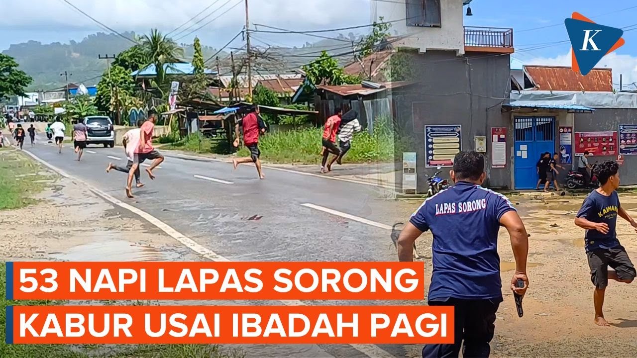 53 Napi Kabur dari Lapas Sorong, Pj Gubernur Papua Barat Daya Imbau agar Napi Serahkan Diri