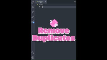 🧼 Remove Duplicates from String.  #coding #webdev #javascript
