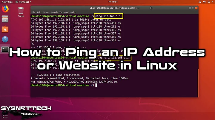 How to Ping an IP Address or Website in Linux Operating Systems | SYSNETTECH Solutions