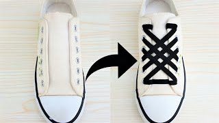 New Shoelace Fashion-  How To Tie Shoelaces-  Shoe Lacing Styles-  Shoes Lace Styles
