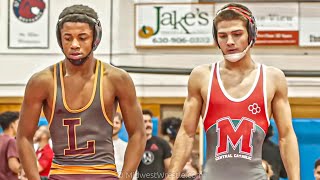 138 - Justin Wardlow {G} of Lockport IL vs. Vance Williams {R} of Marian Central Catholic IL