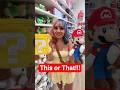Playing This or That (Gaming Edition) #miniso #myminisousa #supermario