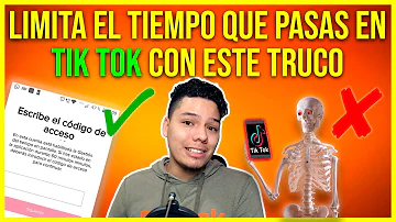 ¿Cómo limito el uso de Tiktok?