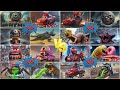 Lightning McQueen 🆚 Bloodmoon 🆚 Police Car 🆚 Cyberworm - Spinning Wheel