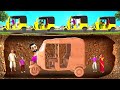 भूमिगत मिट्टी का ऑटो - Underground Mud Auto Story | 3D Animated Hindi Mo...