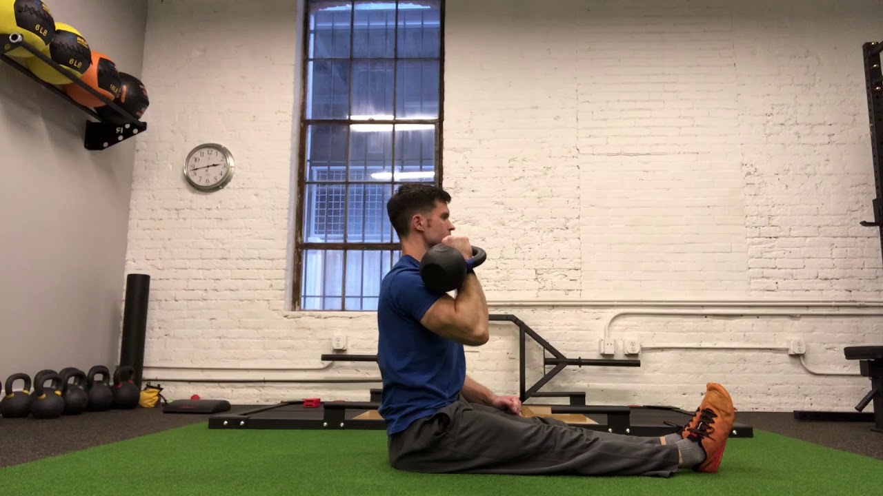 LSit Single Arm KB Press YouTube