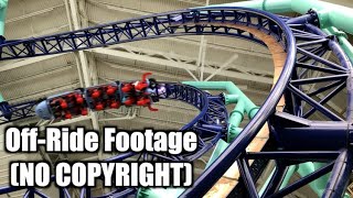 Sandys Blasting Bronco: Nickelodeon Universe - Off-Ride Footage 2022 (NO COPYRIGHT)