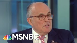 Did Rudy Giuliani Just Contradict President Trump Over Why Comey Was Fired? | The 11th Hour | MSNBC