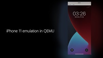 Testing iPhone 11 emulation in QEMU from Windows (IOS in QEMU)
