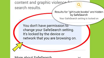 Google SafeSearch Fix don't have permission to change your SafeSearch setting Problem Solved